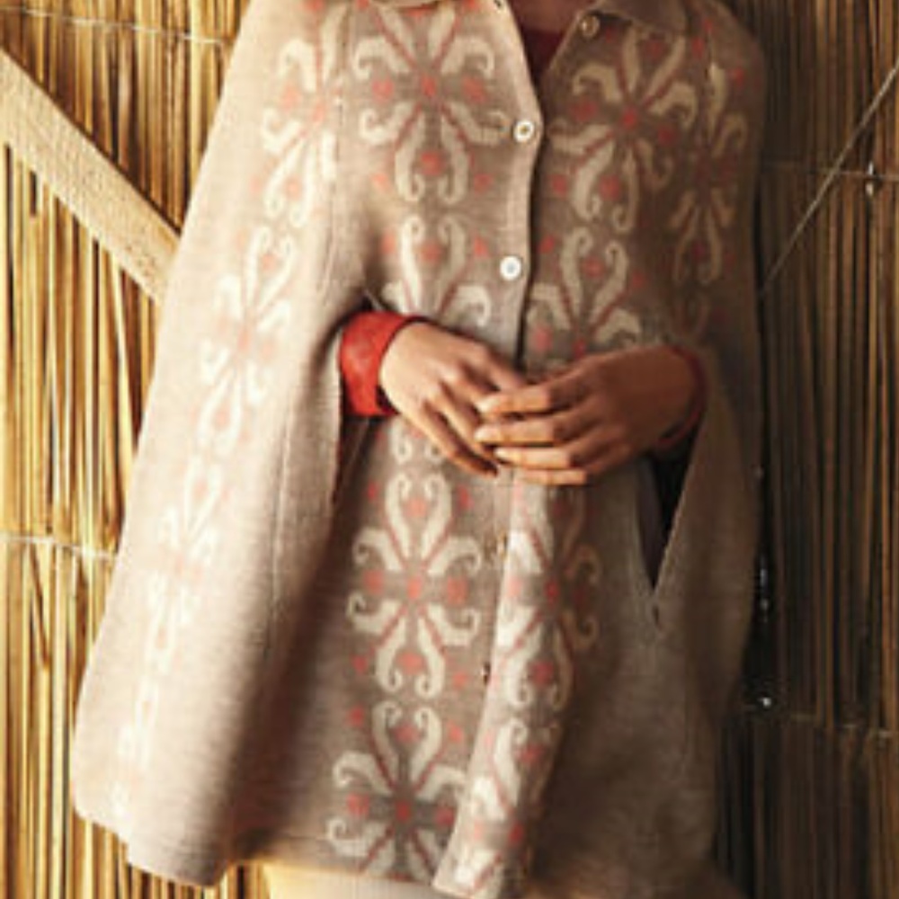 Anthropologie Madchen Flowering Pompana Cape Size S
